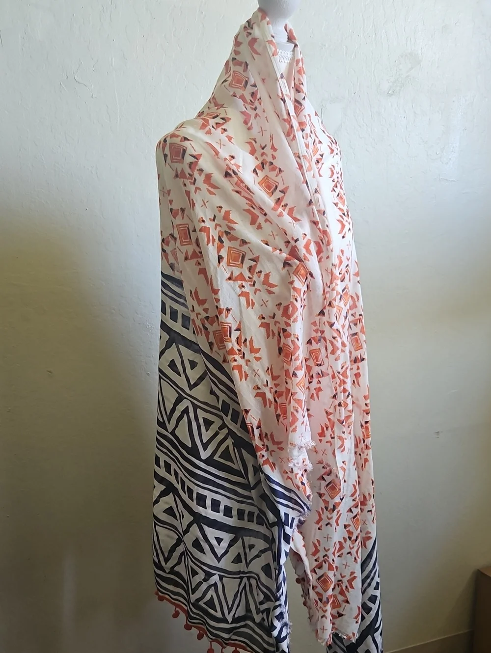 N/A sheer printed